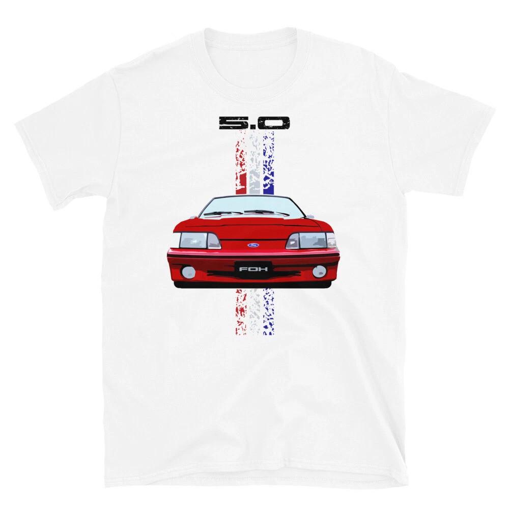 Ретро Мускул-кар GT 5.0 Fox Body Футболка унисекс с коротким рукавом Футболка унисекс