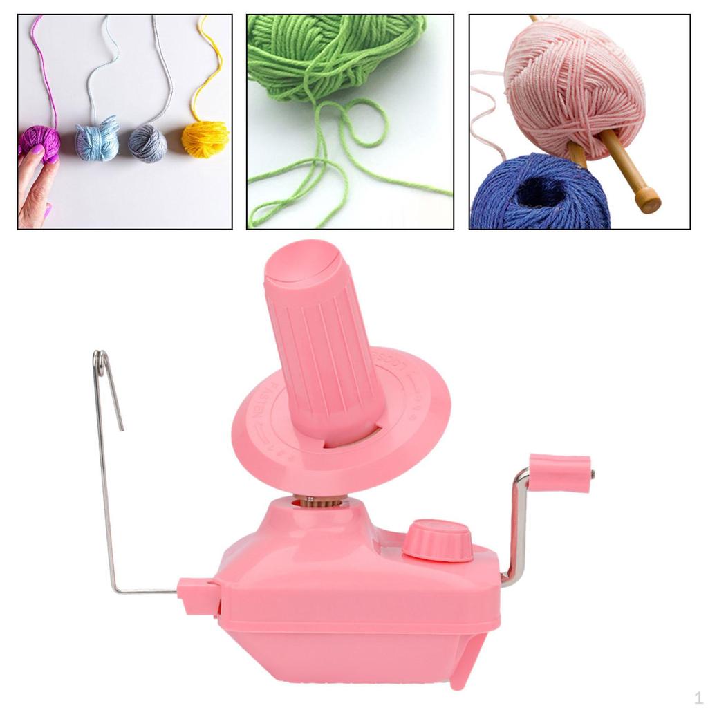 Hand Operated Yarn Winder Convenient Multipurpose Crank Handheld Low Noise with Handle Manual