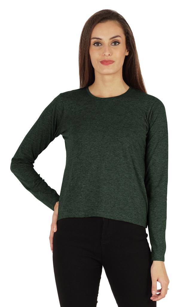 Inkmeso Perfect Long Sleeves T-shirt For Women Casual Regular Fit Basic Solid Everyday Tee