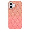 For iPhone 16 Case Rhinestone Decor Rubberized TPU Phone Cover