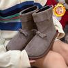 Non-slip Thick-soled Snow Boots for Women, Winter Velvet and Thickened New Models, Warm One-pedal Cotton Shoes for Women