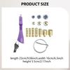 Fixed GEM Craft Applicator with 7 Tips for Card Making Clothes Embossing Pink