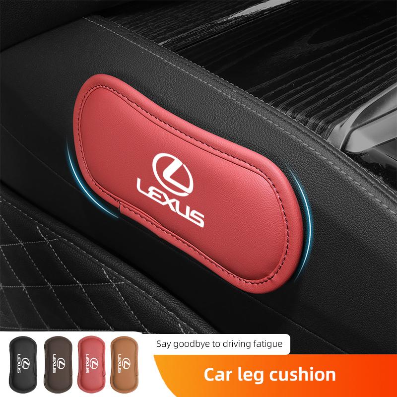 Leather Car Pillow Cushion Elastic Knee Pad Leg Pad Armrest pad Car Accessories For Lexus GS300 NX300 Ct200h ES350 ES300h IS300h ABG1