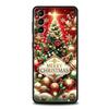Merry Christmas Phone Case Cover for Samsung Galaxy S25 S24 S23 S22 S20 S21 FE Ultra S10 S10E Plus 5G Soft TPU Capas Fundas Bags
