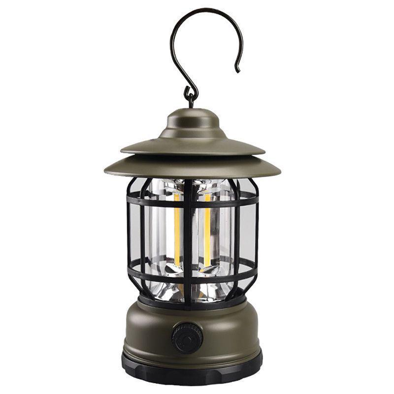 Retro LED Camping Lantern with Long Battery Life