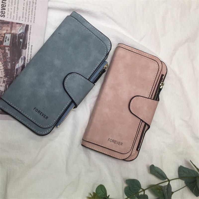 Клатч, большой длинный кошелек, вместительный чехол для телефона, кожаный кошелек для женщин