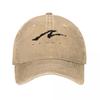 ANDRE AGASSI LOGO IN BLACK Baseball Cap Military Cap Unisex Sun Cap Sunhat Custom Womens Hats Unisexs