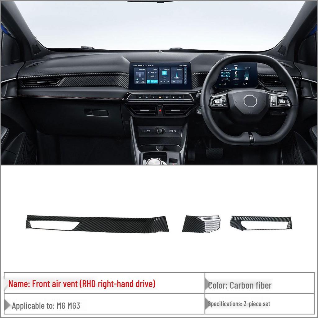 2024 MG3 Front AC Vent Trim & Center Console Decorative Panel Upgrade