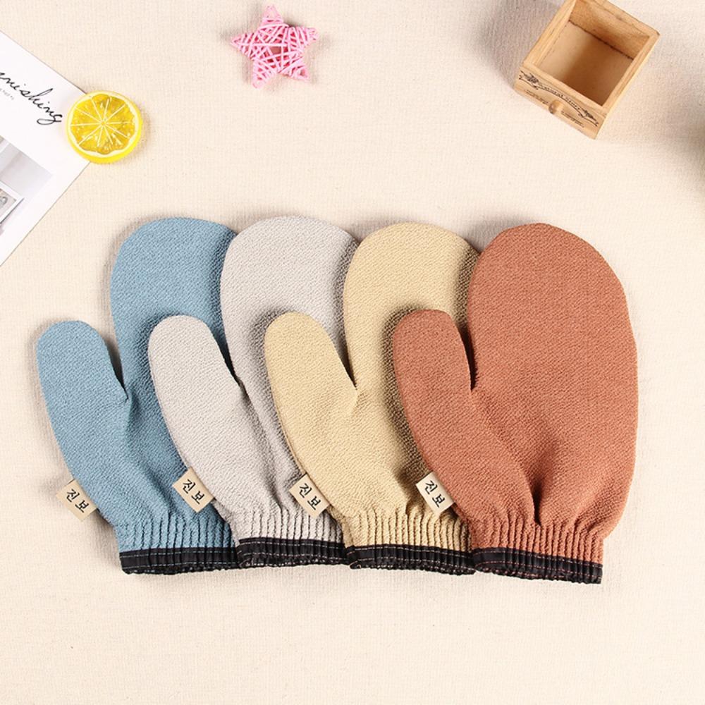 Exfoliating Rubbing Gloves Plant Fiber Scrub Glove Quick-dry Shower Scrubber Body Exfoliation