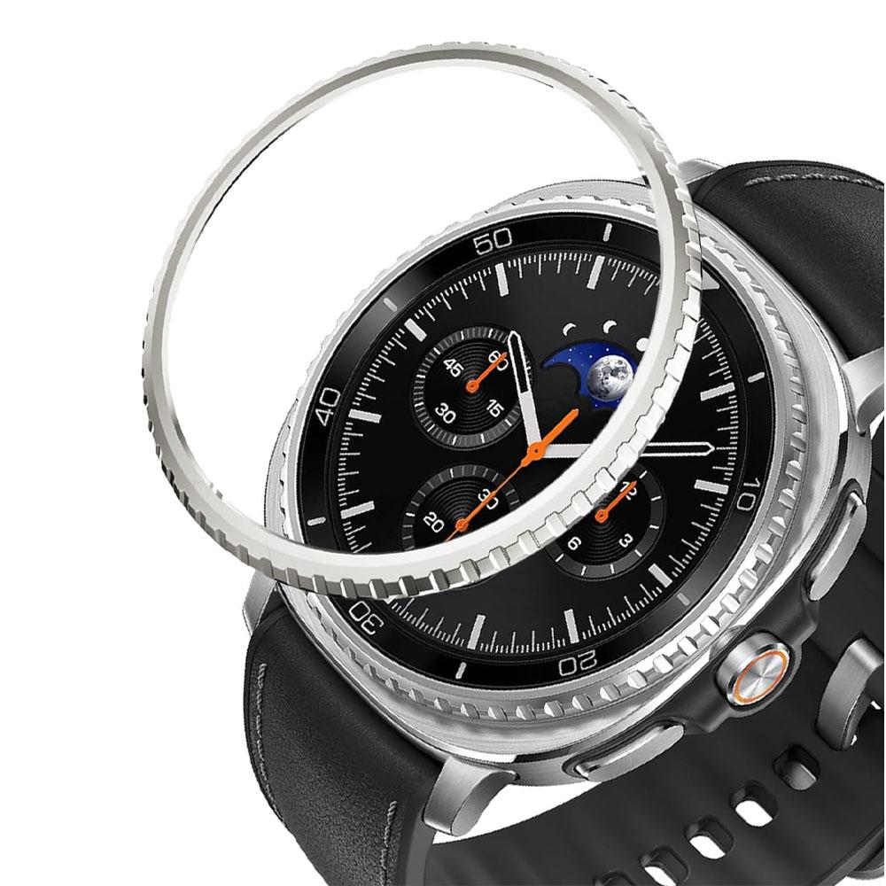 Для Samsung Galaxy Watch 8 classic 46 мм Металлическое кольцо-ободок из нержавеющей стали Защитная крышка-ободок Защитный корпус Galaxy Watch 8 Classic Защитный