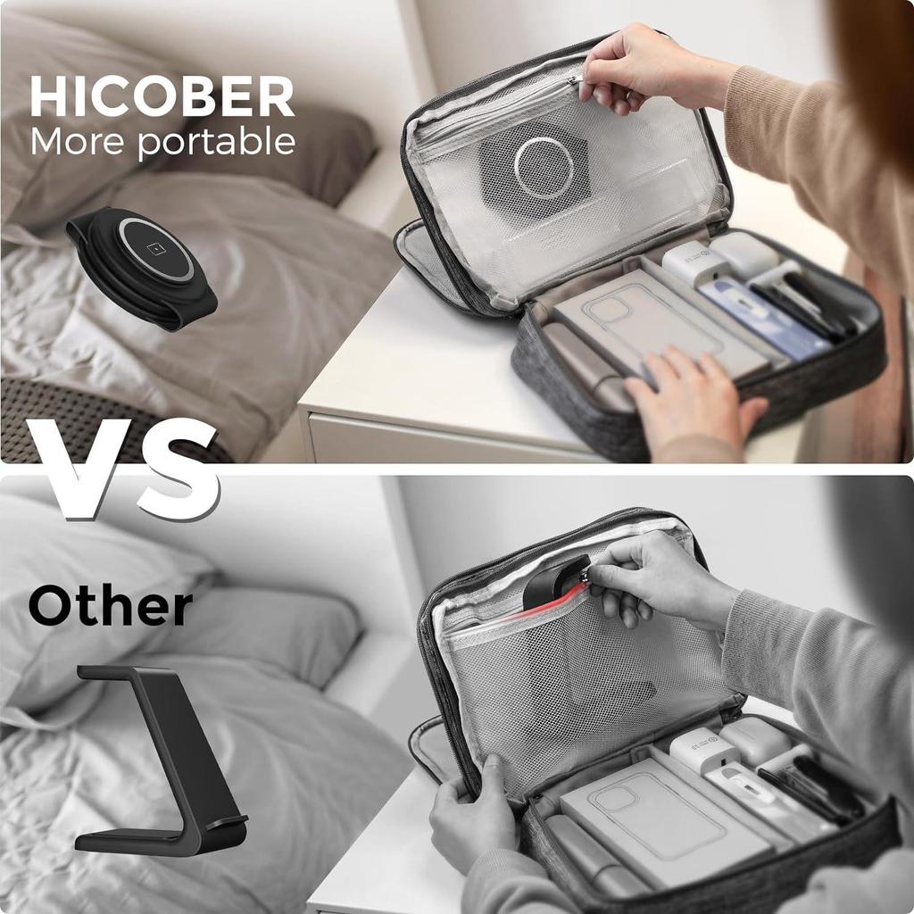 Foldable 3-in-1 Wireless Charger for Mobile, Apple Watch, Magsafe, Huawei