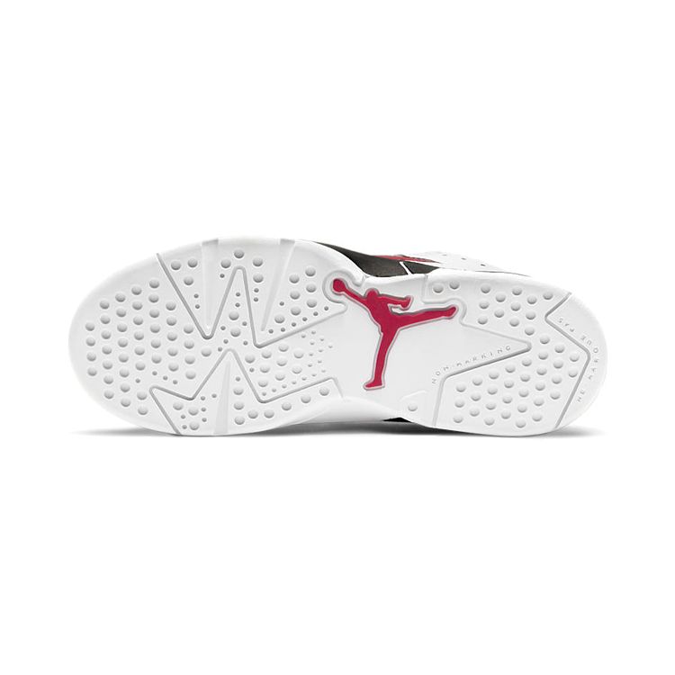 Детские кроссовки Air Jordan 6 Retro PS Carmine 2021 Белый Черный 384666-106