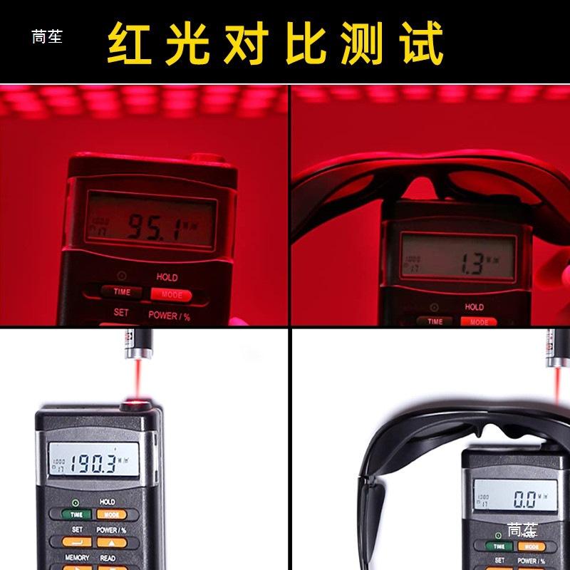 Instrumental protective goggles, red light protective eyewear led Spectrometer large panel lamp infrared anti-aging beauty treatment