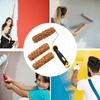 3Pcs Handheld Paint Roller Kit Ergonomic Handle Washable Reusable Multipurpose Paint Rollers Texture Pattern Roller Brush Tools