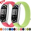 Нейлоновый ремешок для MiBand 10 9 8 NFC Ремешок для умных часов Xiaomi Smart Band 8 Ремешок Miband 8 9 Запасные аксессуары Correa