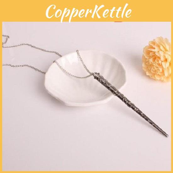 Изысканное ожерелье-подвеска в виде волшебной палочки для мужчин и женщин, стильная бижутерия из сплава