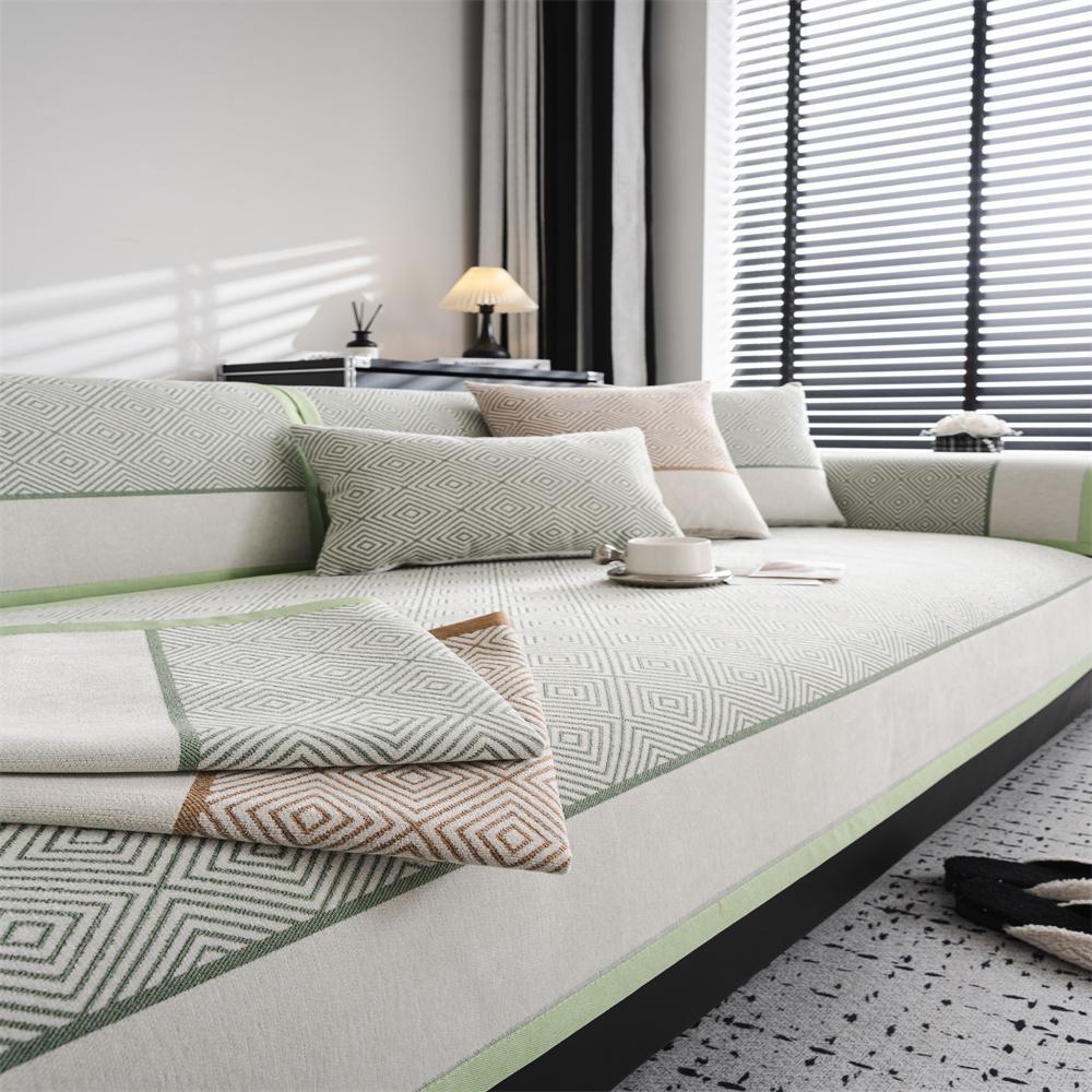 Multi-Person Sofa Combination Simple Modern Chenille Composite Sofa Cushion Light Luxury Comfortable Non-Slip Cushion