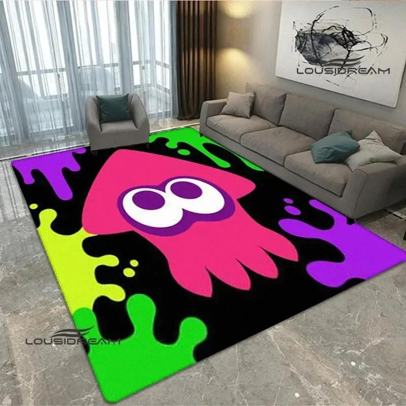 3D мультяшная игра Splatoon ковер с принтом кухонные коврики нескользящий ковер уличные ковры ковер для гостиной декор для спальни подарок на день рождения
