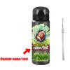 1pc Custom Rugby Ink Polka Dot Pattern Water Cup 780ml/26oz Outdoor Travel Leak-Proof Rope Plastic Water Bottle Rugby Game Gift