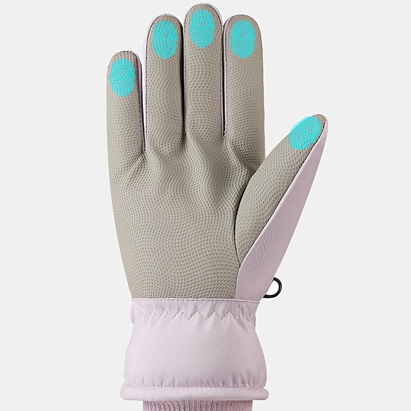 2 шт. лыжные перчатки для мужчин и женщин, зимние, с плюшевой подкладкой, теплые, для активного отдыха, велоспорта, альпинизма, утолщенные, высокого качества, ветрозащитные, защита от холода