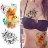 1PC Fashion Flower Temporary Tattoos Sticker DIY Fake Colorful Anchor Sheets Tattoo For Women Body Art Painting Arm Legs Tatoo Paper