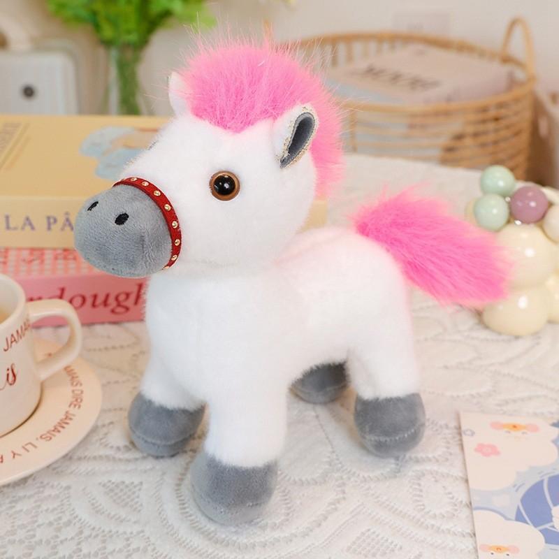 Year Of The Horse Plush Toy With Rotatable Head For Chinese New Year Gifts