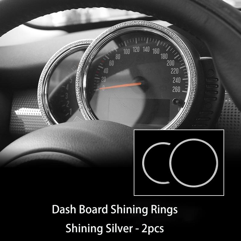 Интерьер автомобиля кольцо с бриллиантами наклейка украшение блестящий декор блестящие аксессуары для девочек для Mini Cooper F54 F55 F56 F60