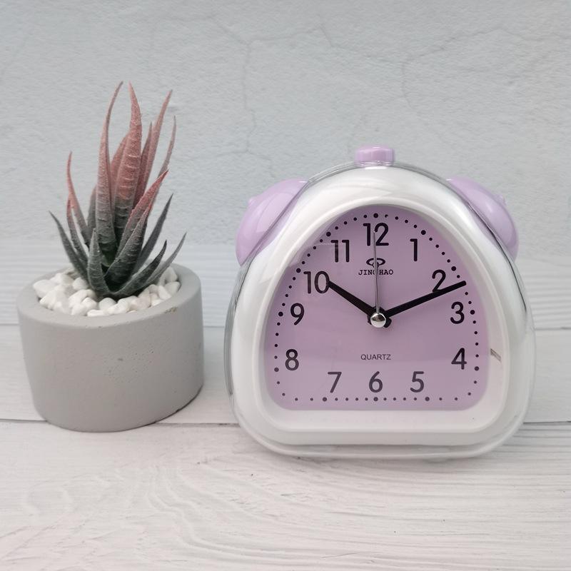 Милый детский будильник Музыкальный звонок Бесшумный будильник Прикроватный будильник с подсветкой Голосовой будильник