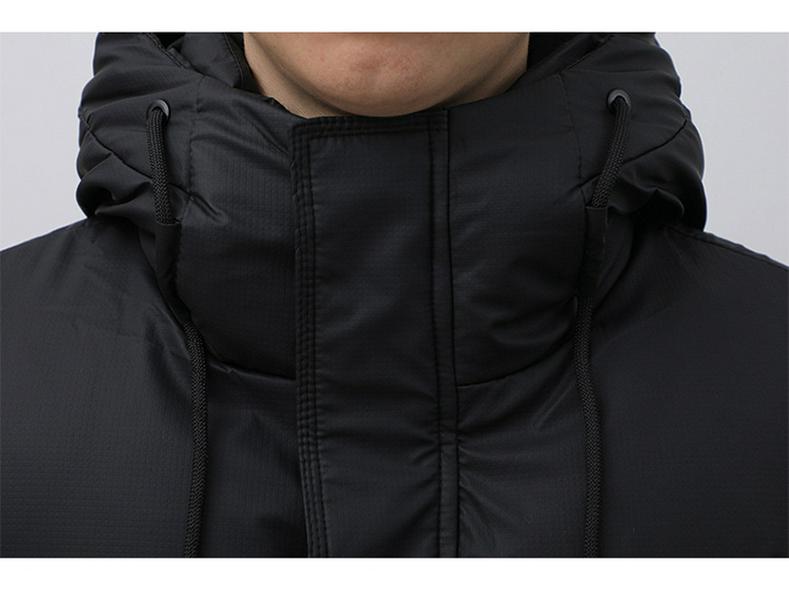 Мужская зимняя модная пуховая куртка с капюшоном 2024: Толстое, теплое, стильное пуховое пальто для мальчиков