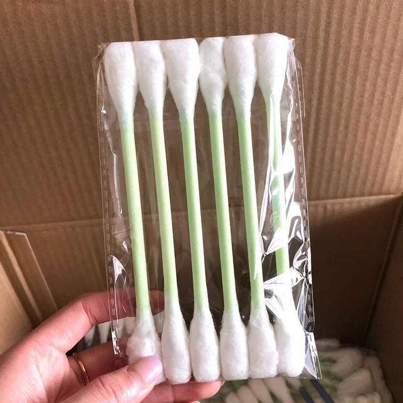 6PCS Catnip Cotton Stick Cat Toy Giant Cotton Swab Chew Toy Interactive Kitten Play Sticks for Indoor Cats Biting Kicking Fun