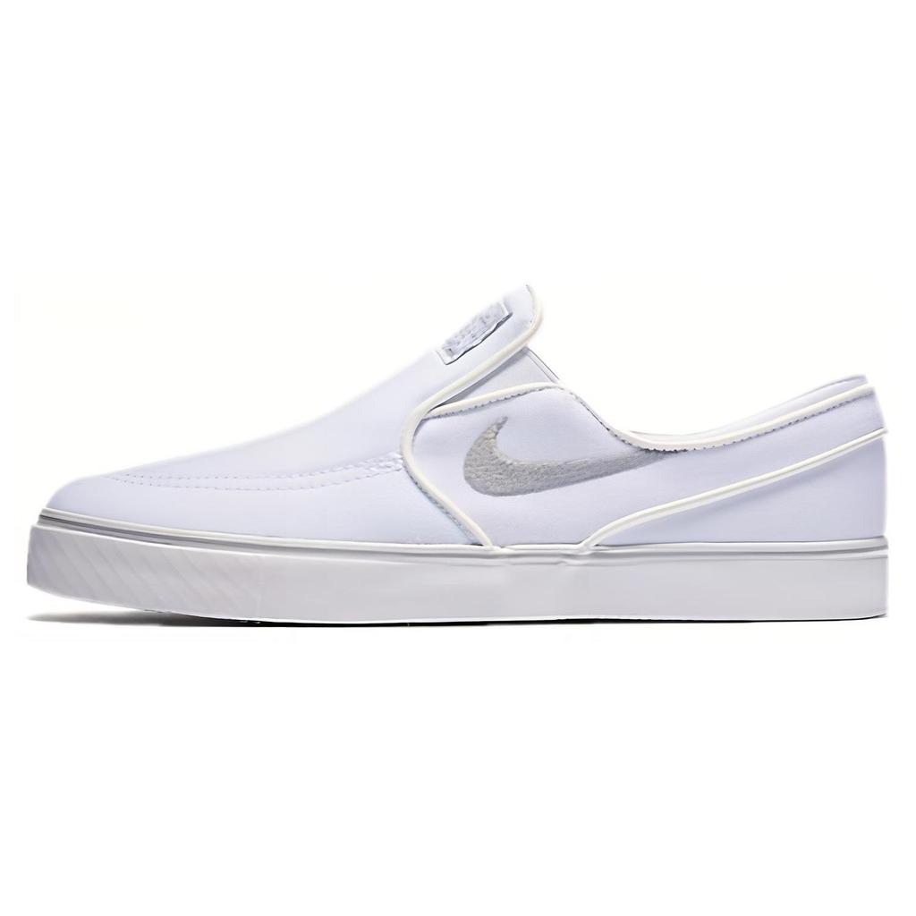 Nike SB Zoom Stefan Janoski Удобные Повседневные Прочные Дышащие Низкие Кеды для Скейтбординга Мужские кроссовки Белые 831749-100