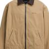 Coach Logo Letter Twill Long Sleeve Jacket Men Jackets Khaki CAU83-KHA