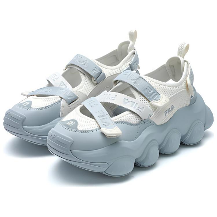 Fila Fragola Клубничные туфли Удобные Универсальные Нескользящие Прочные Пляжные сандалии Женские сандалии Синие Белые F12W421402FGP