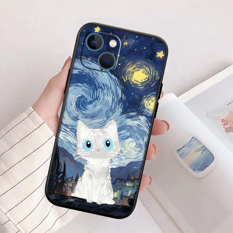 RP15 Cat Kitten Meow Shell Phone Case for Samsung Galaxy Note 10 20 S23 S24 S25 Ultra FE Plus Edge Lite A02S A35 A07 A17