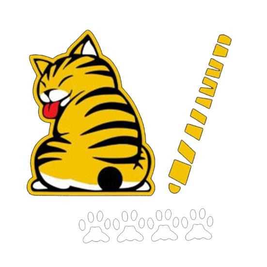 Практичный стеклоочиститель, легкая легкая наклейка с защитой от царапин, самоклеящиеся стекла, декоративные наклейки на заднее окно для стайлинга автомобиля