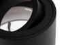 Surface-Mounted Halogen Luminaire, Movable, Round, Black, 50Mm Insert