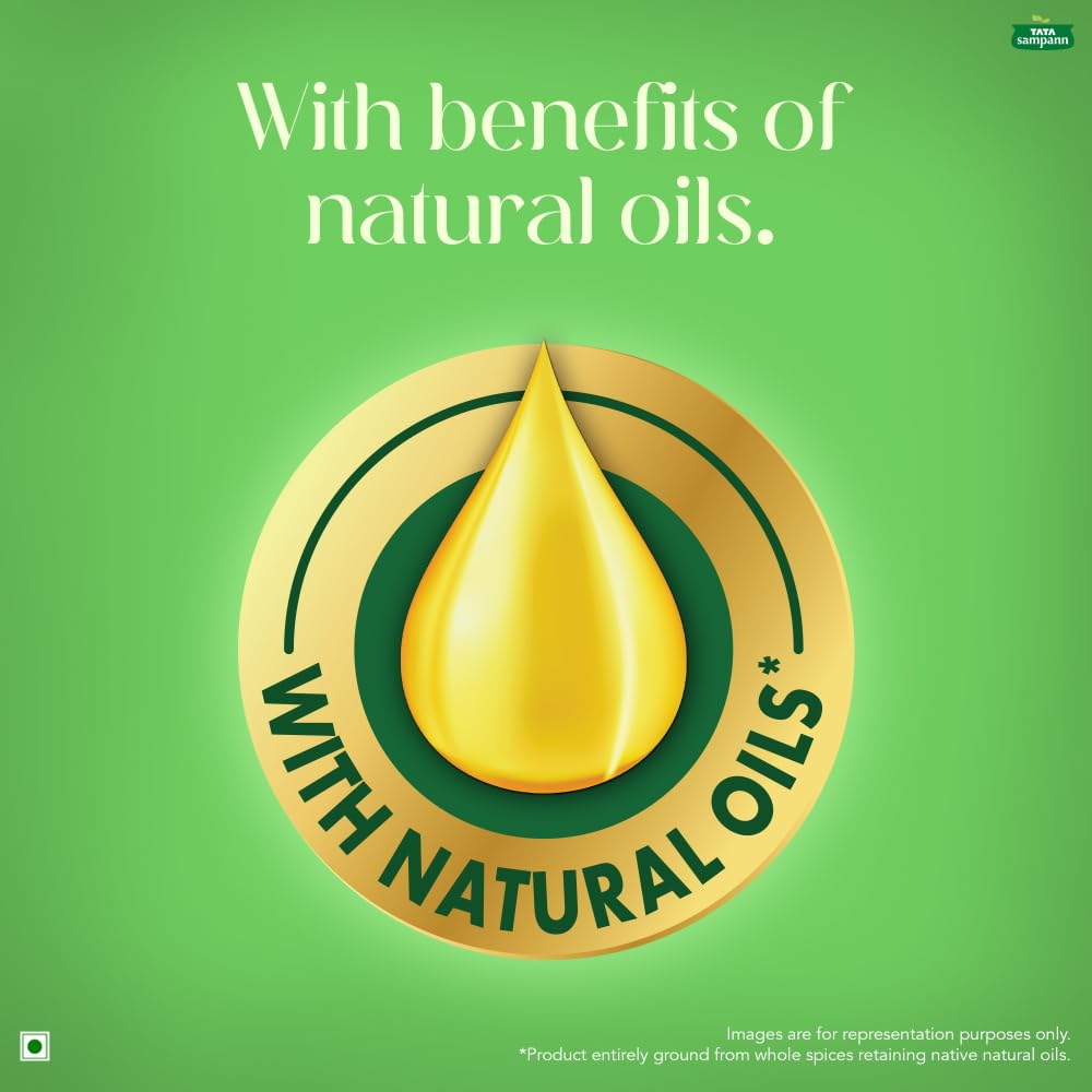 TATA Sampann Куркума Порошок 500 г Чистая Специя Для Кулинарии И Здоровья С Натуральным Куркумином