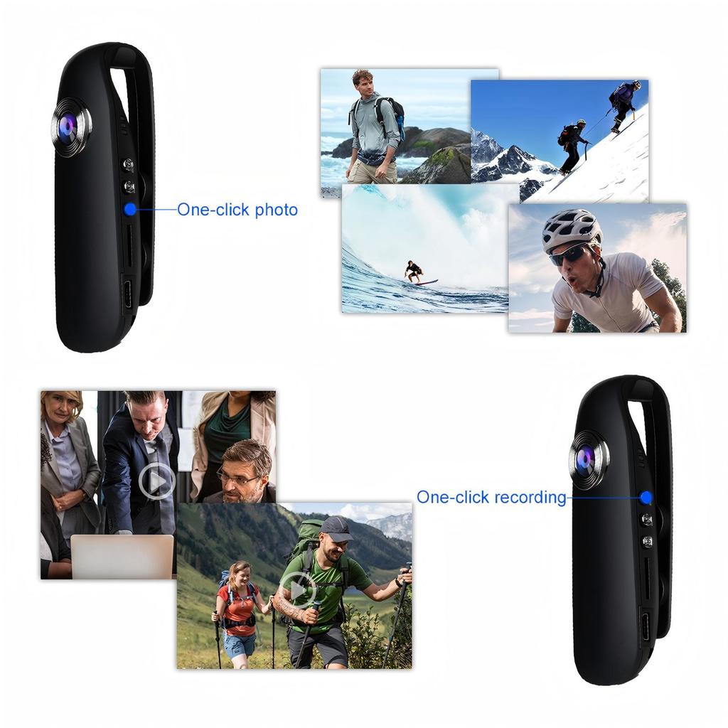 Новый HD 1080P Micro Cam карманный видеорегистратор портативный микро видеокамера обнаружения движения для спорта на открытом воздухе интервью класс встречи