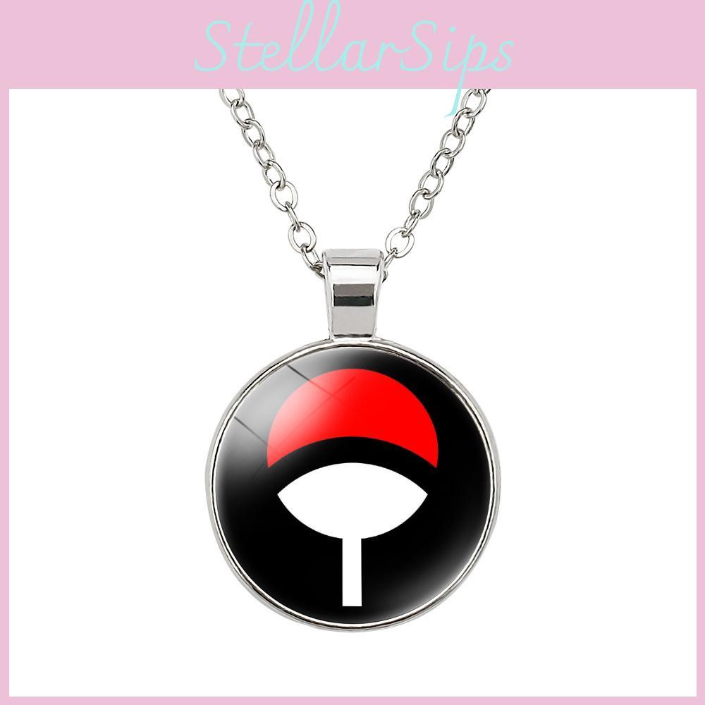 Unisex Naruto Time Gem Pendant Necklace Minimalist Design Fashion Jewelry
