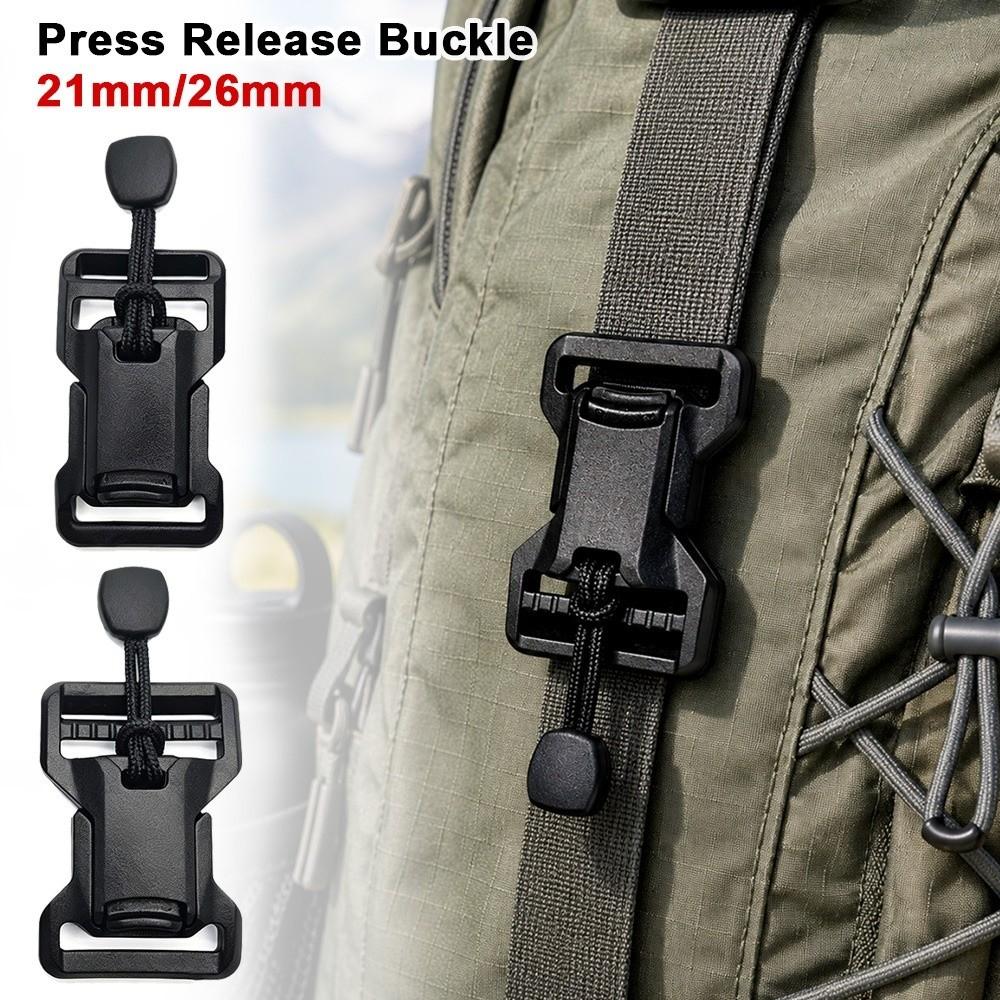 5pcs Black Press Release Buckle Plastic Garment Quick Press Button Quick Release Buckle