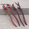 Natural Red Sandalwood Hairpin Clips for Women Girls Men Retro Hair Sticks Forks Chinese Chopstick Style Hairclip Hair Accessory