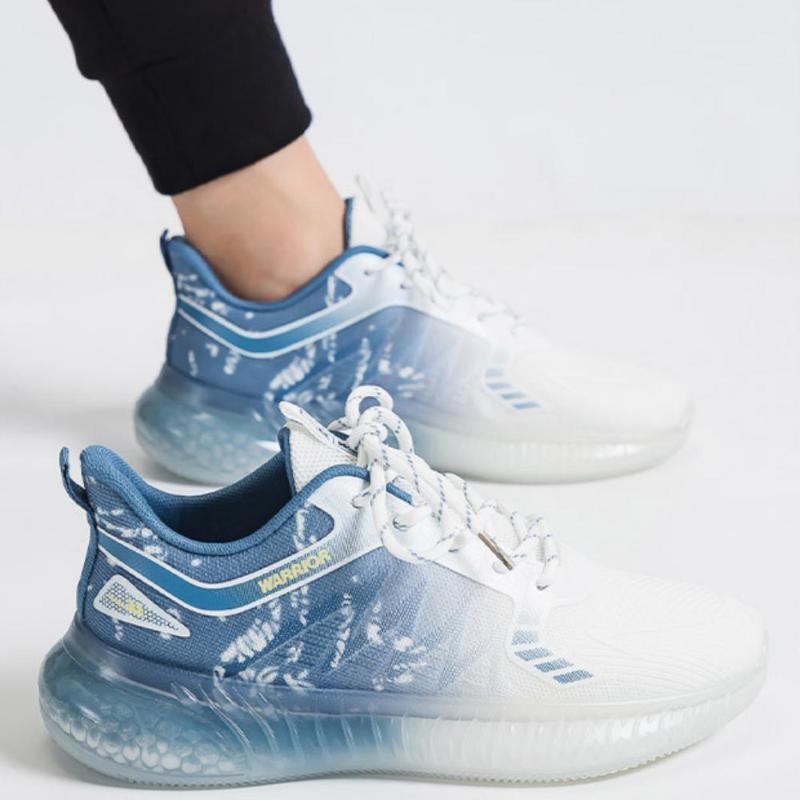 Warrior Мужская обувь, легкие повседневные кроссовки с мягкой подошвой из дышащей сетки