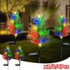 Solar Christmas Tree Decor Lights Outdoor Waterproof LED Lawn Lamp for Garden Patio Porch Landscape NewYear Christmas Party Gift