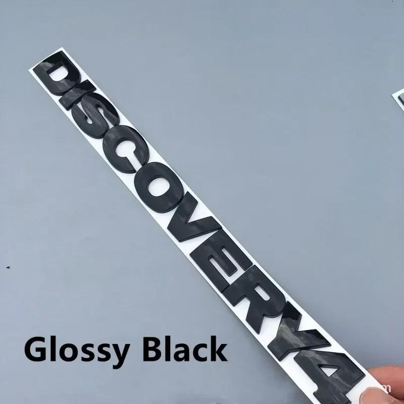 Abs Chrome Car Front Trunk Emblem for Land Rover Discovery 1 2 3 4 5 Auto Hood Bonnet Rear Tailgate Sticker Badge Accessories YU3