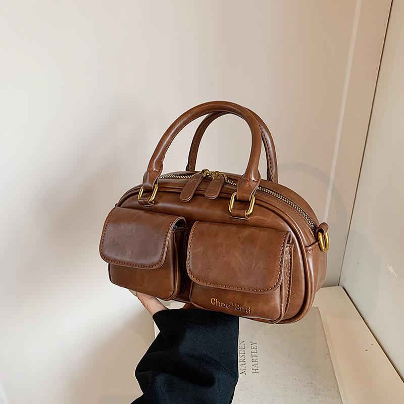 Нишевая дизайнерская сумка 2025 новая трендовая высококлассная портативная сумка-подушка текстурная универсальная на плечо сумка-мессенджер женская сумка