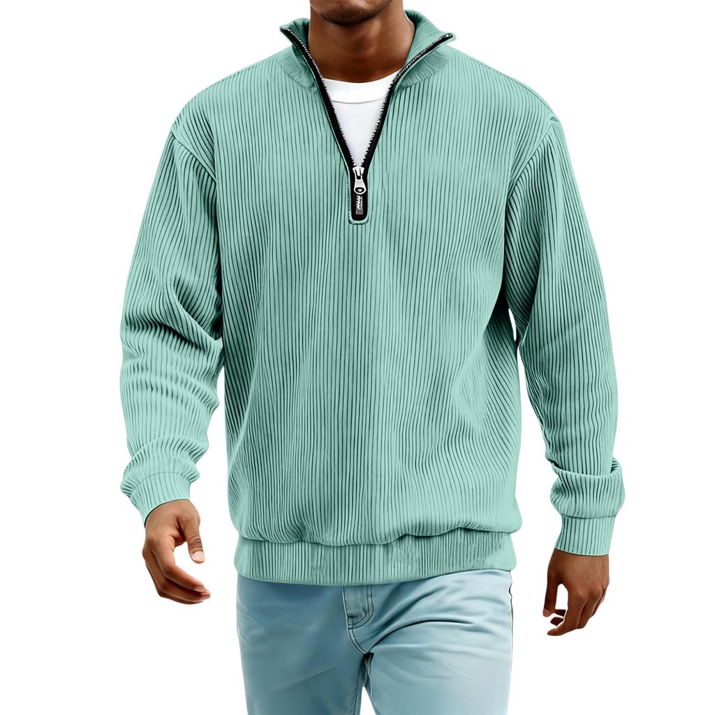 Мужская толстовка с капюшоном на молнии 1/4