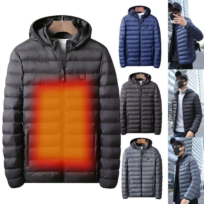 Usb Electric Heated Coat Jacket For Men With Soft And Comfortable Thermal Warmth