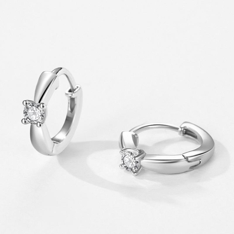 Tancise 925 Sterling Silver Zircon Earrings Drop Earrings For Women Wedding Party Gifts