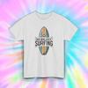 Dad Who Loves Surfing T-Shirt | Surfboard Graphic | Father's Day Gift | S-5XL
