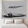 007 James Bond Print Tapestry, Backdrop, Easy Setup, Ideal for Bedroom, Office & Living Room, with Aesthetic Wall Hanging Decor.